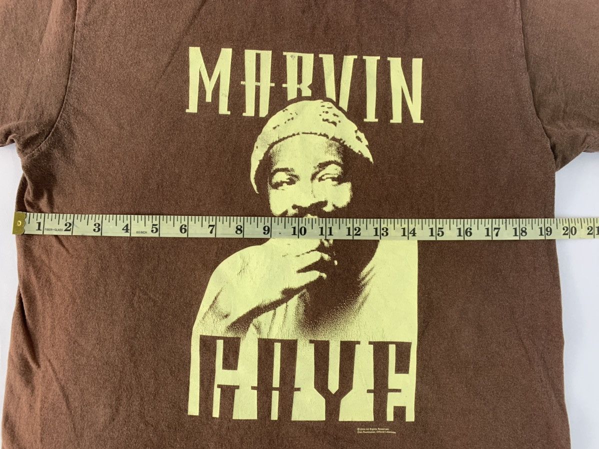 Vintage 90s Zion Rootswear Marvin Gaye American Singer Big Logo Tee Size US M / EU 48-50 / 2 - 8 Thumbnail