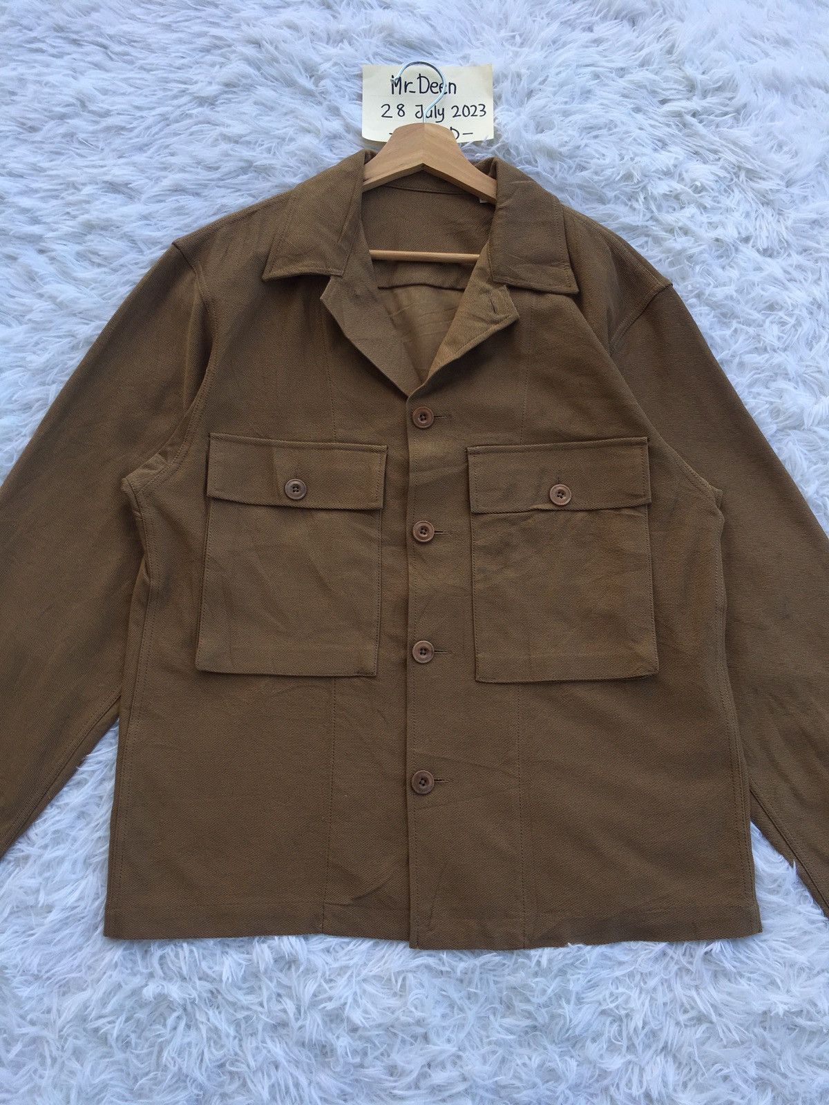 Japanese Brand Rare Uniqlo Brown Pockets Jacket Size US L / EU 52-54 / 3 - 2 Thumbnail