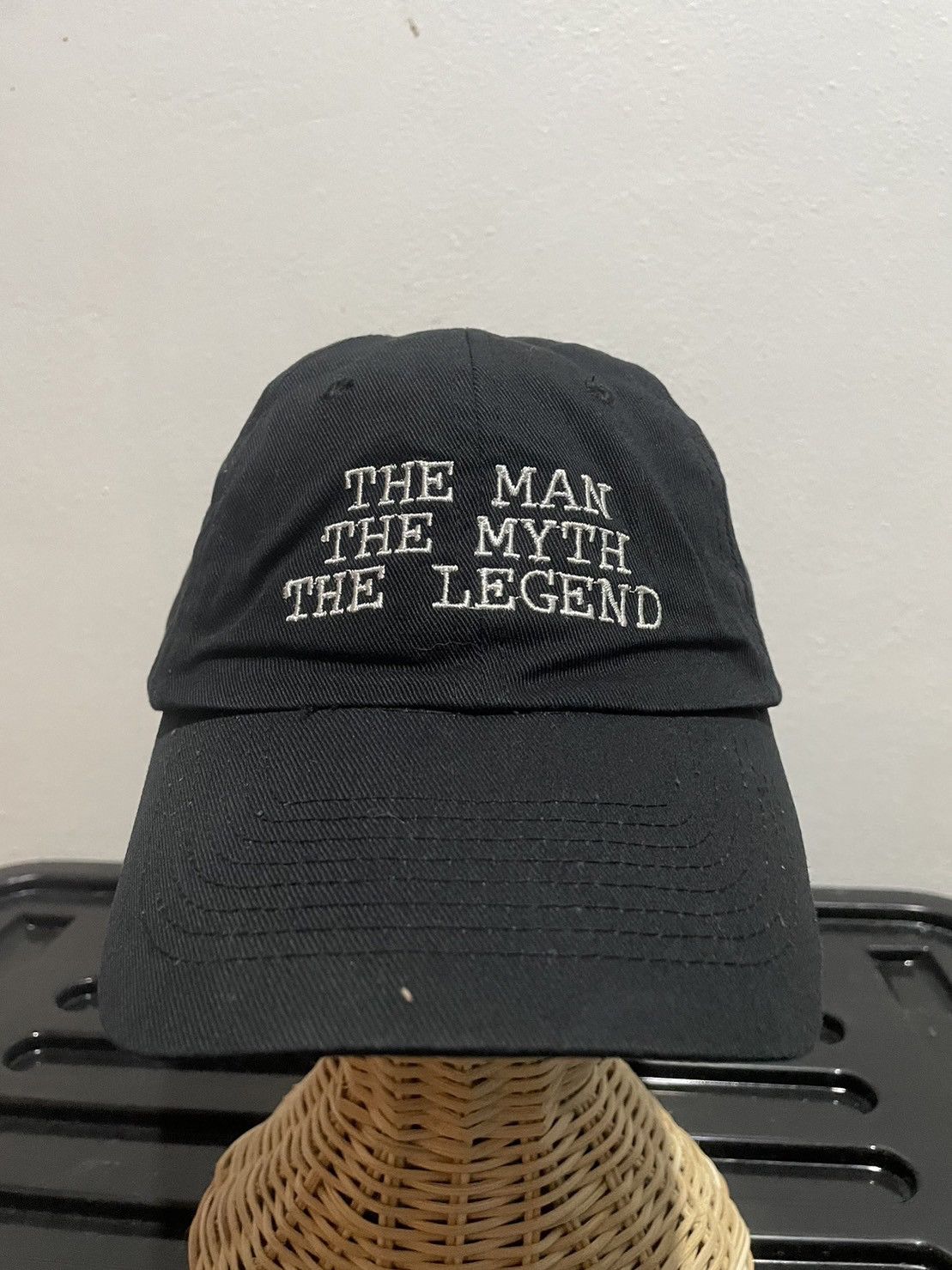 Rap Tees Vintage Juice Wrld The Man The Myth The Legend Black Hats Size ONE SIZE - 1 Thumbnail