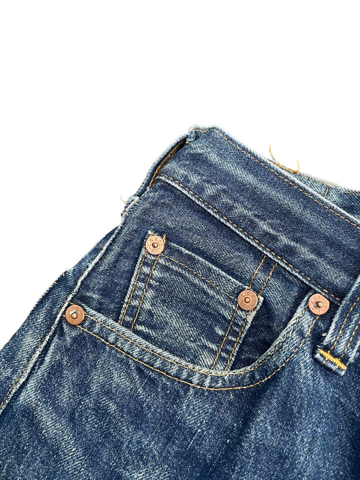 Levi's Vintage 1998 Levis 201XX E Distresed Rework Size US 28 / EU 44 - 8 Thumbnail