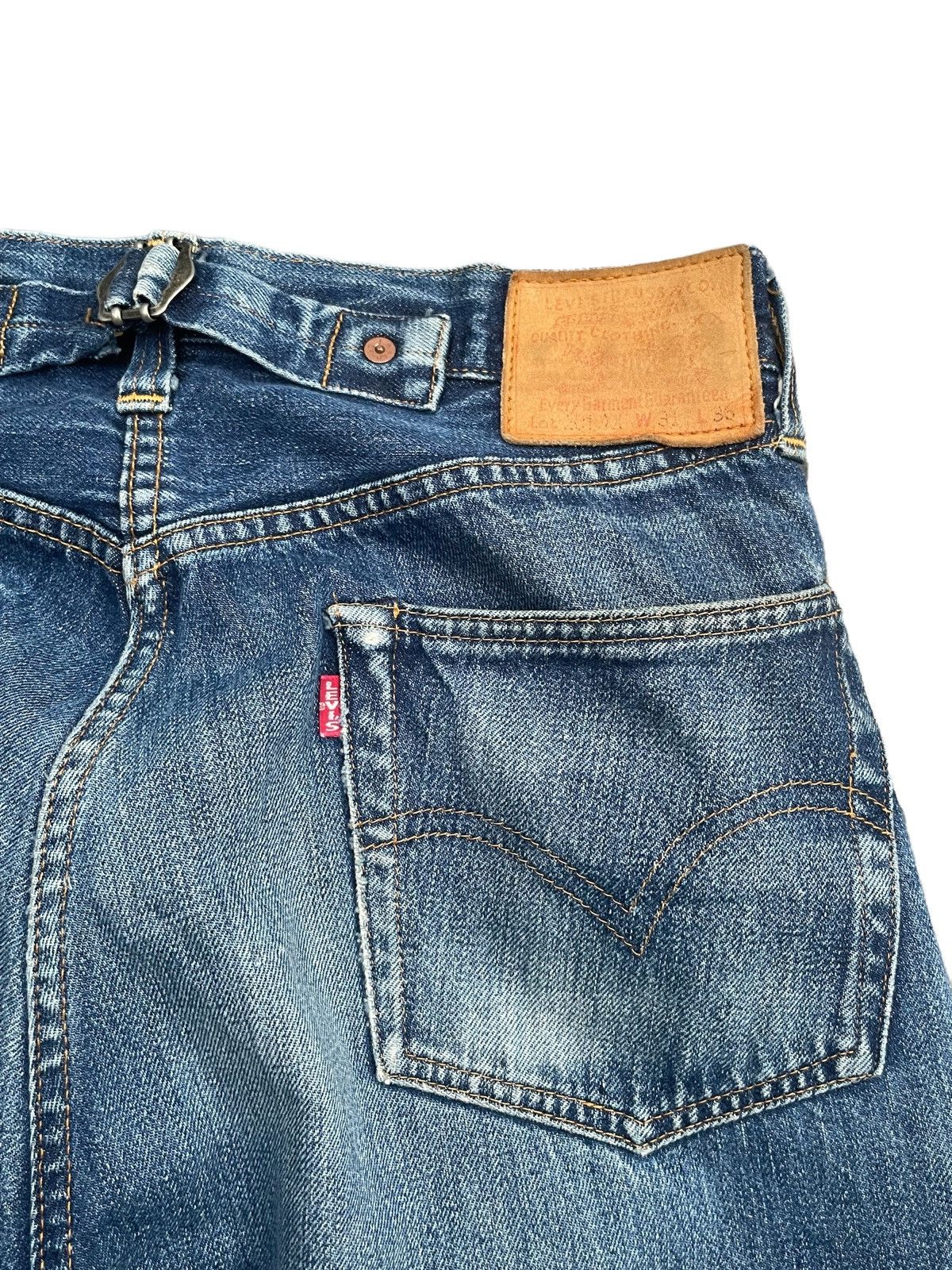 Levi's Vintage 1998 Levis 201XX E Distresed Rework Size US 28 / EU 44 - 12 Thumbnail