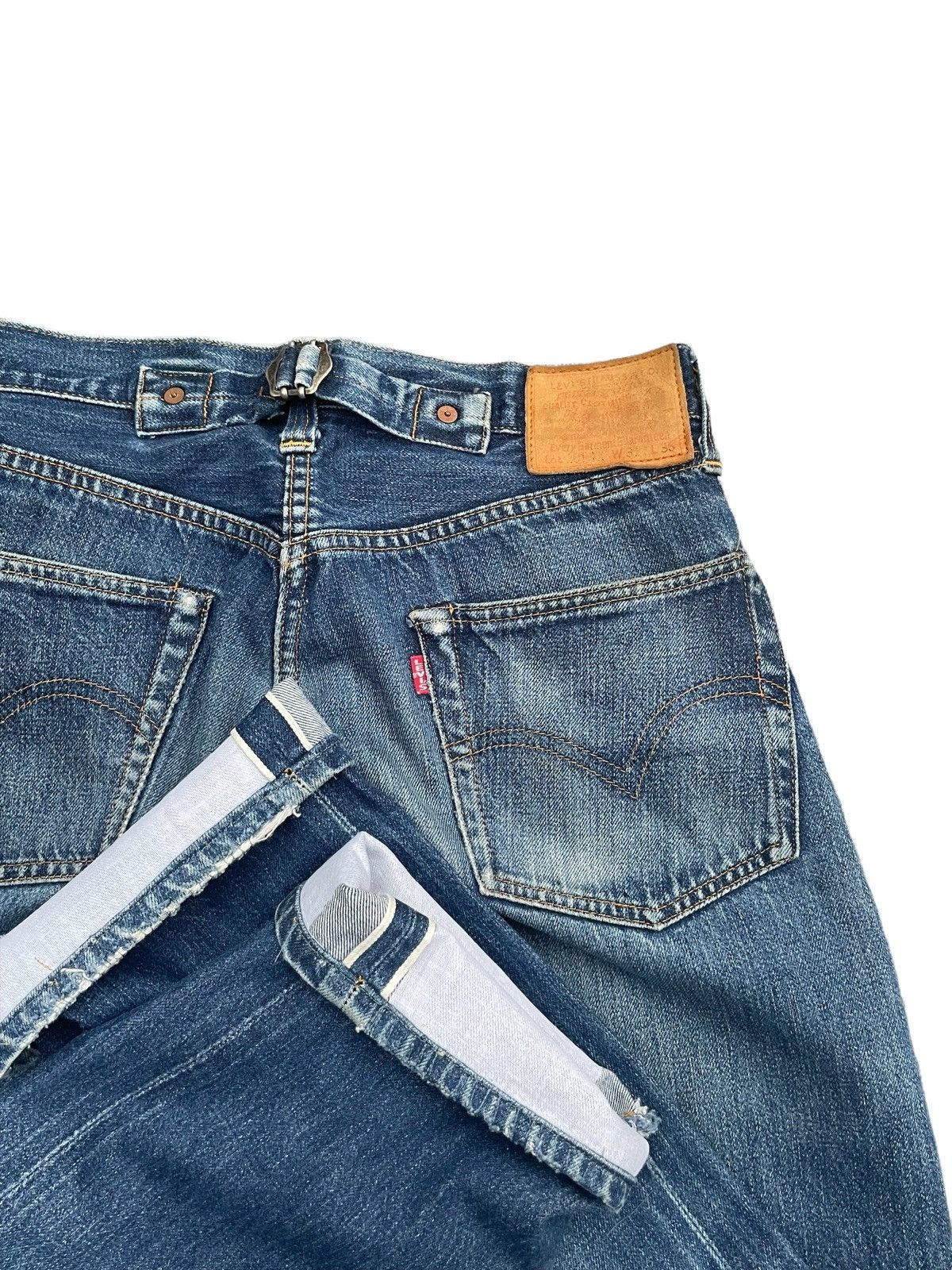 Levi's Vintage 1998 Levis 201XX E Distresed Rework Size US 28 / EU 44 - 14 Thumbnail