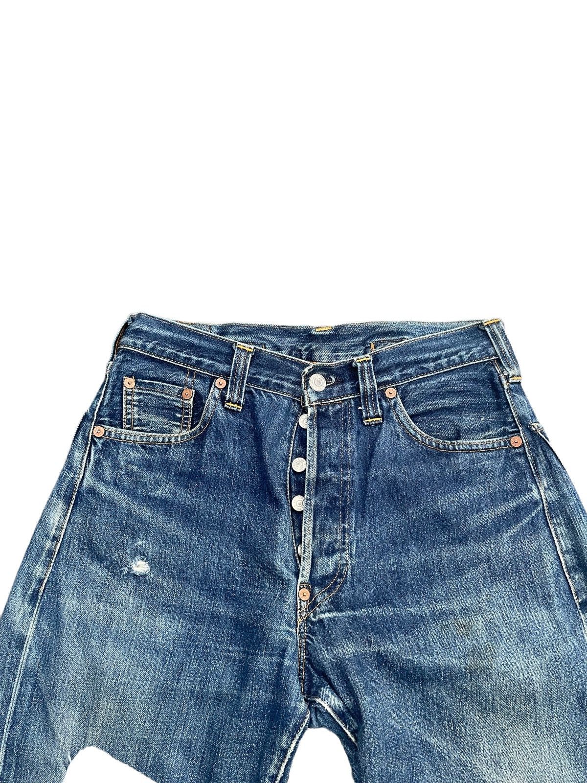 Levi's Vintage 1998 Levis 201XX E Distresed Rework Size US 28 / EU 44 - 7 Thumbnail