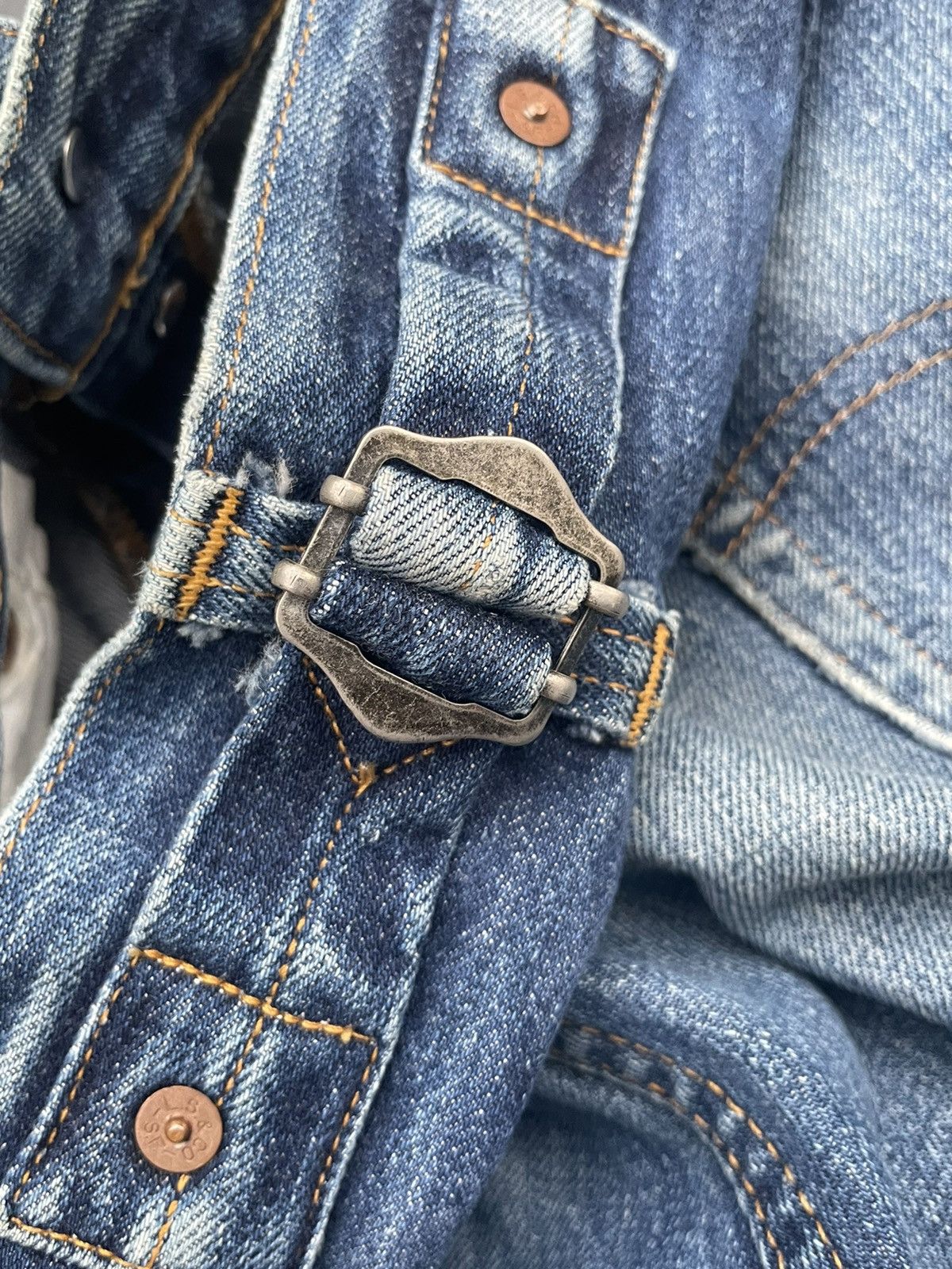 Levi's Vintage 1998 Levis 201XX E Distresed Rework Size US 28 / EU 44 - 17 Thumbnail