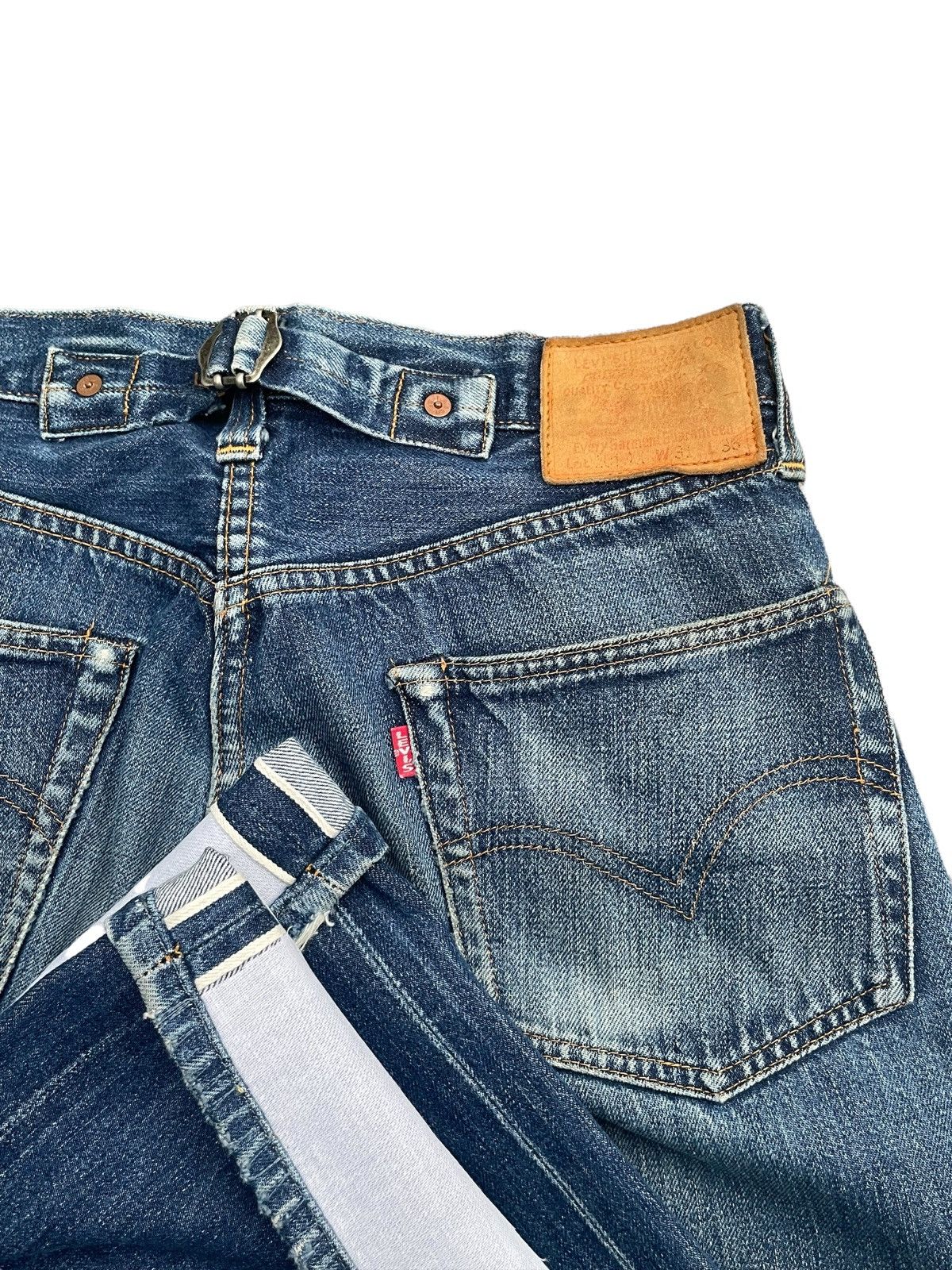 Levi's Vintage 1998 Levis 201XX E Distresed Rework Size US 28 / EU 44 - 13 Thumbnail