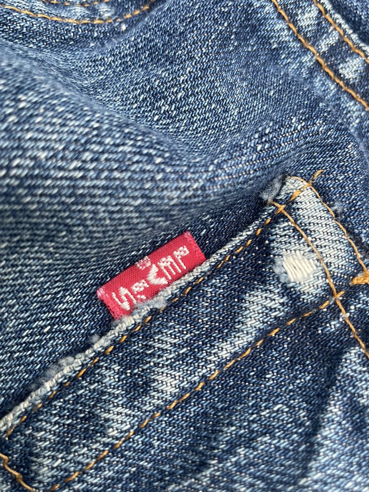 Levi's Vintage 1998 Levis 201XX E Distresed Rework Size US 28 / EU 44 - 18 Thumbnail