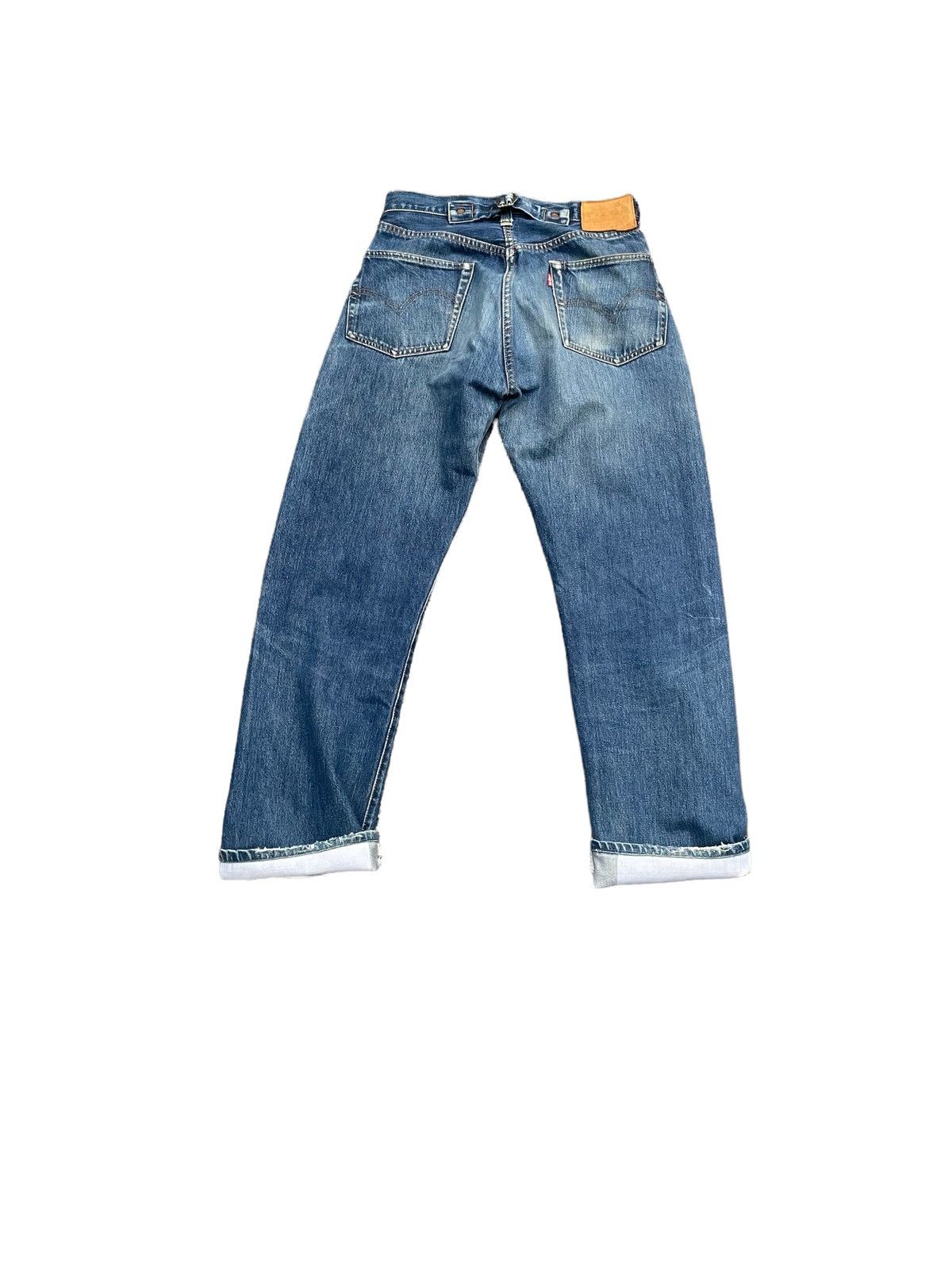 Levi's Vintage 1998 Levis 201XX E Distresed Rework Size US 28 / EU 44 - 10 Thumbnail