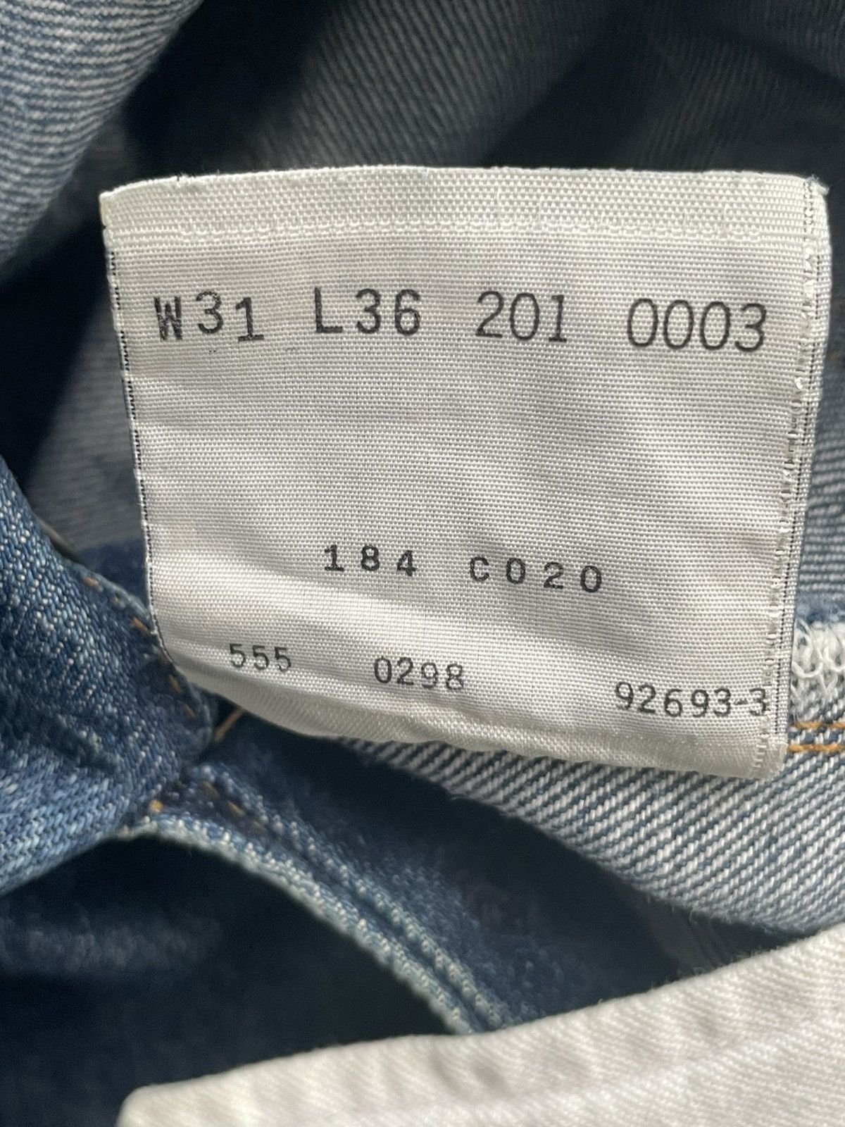 Levi's Vintage 1998 Levis 201XX E Distresed Rework Size US 28 / EU 44 - 20 Thumbnail