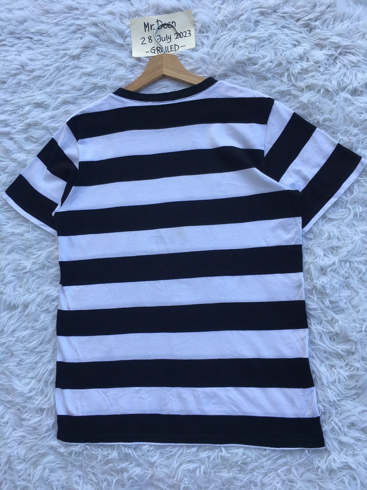Number (N)ine × Playboy Rare Number Nine N9 x Playboy Bunny Stripes Tshirt Size US M / EU 48-50 / 2 - 15 Thumbnail