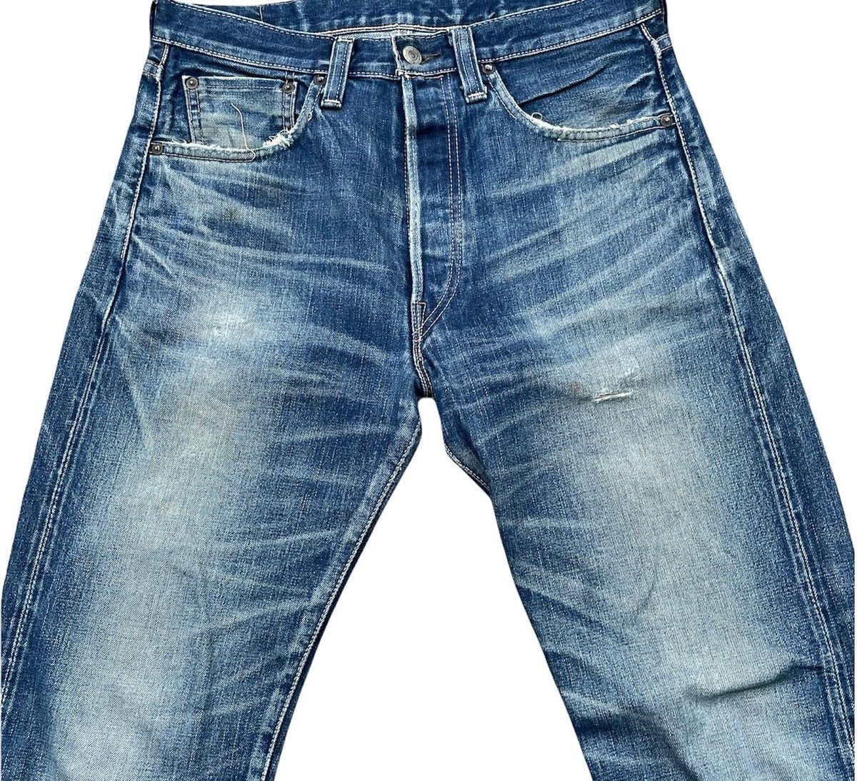 Levi's Vintage Levis 2008 501XX E 1947 Selvedge Denim Size US 32 / EU 48 - 3 Thumbnail