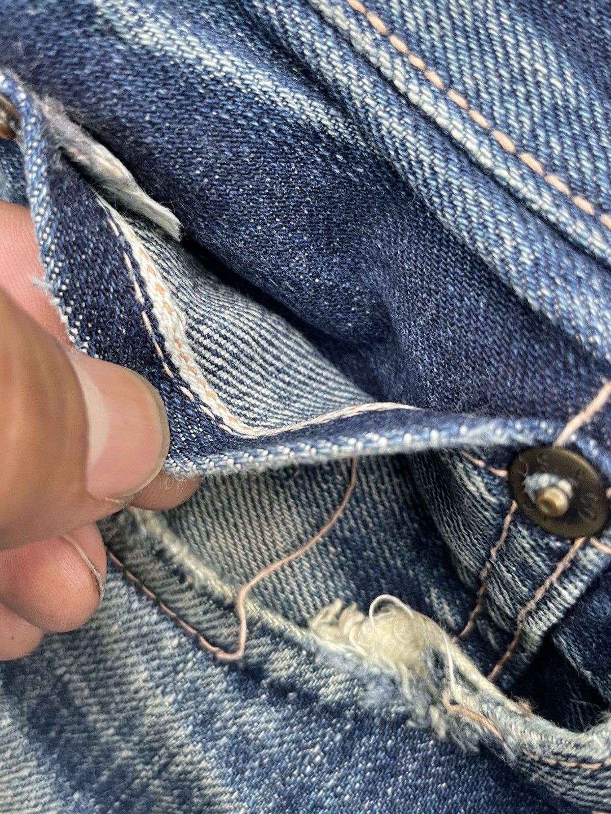 Levi's Vintage Levis 2008 501XX E 1947 Selvedge Denim Size US 32 / EU 48 - 21 Thumbnail