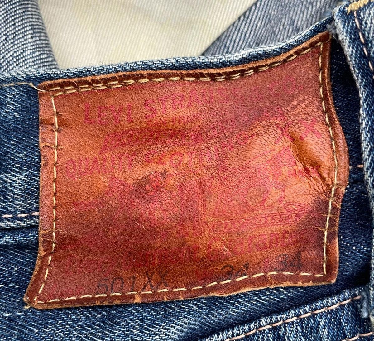 Levi's Vintage Levis 2008 501XX E 1947 Selvedge Denim Size US 32 / EU 48 - 8 Thumbnail