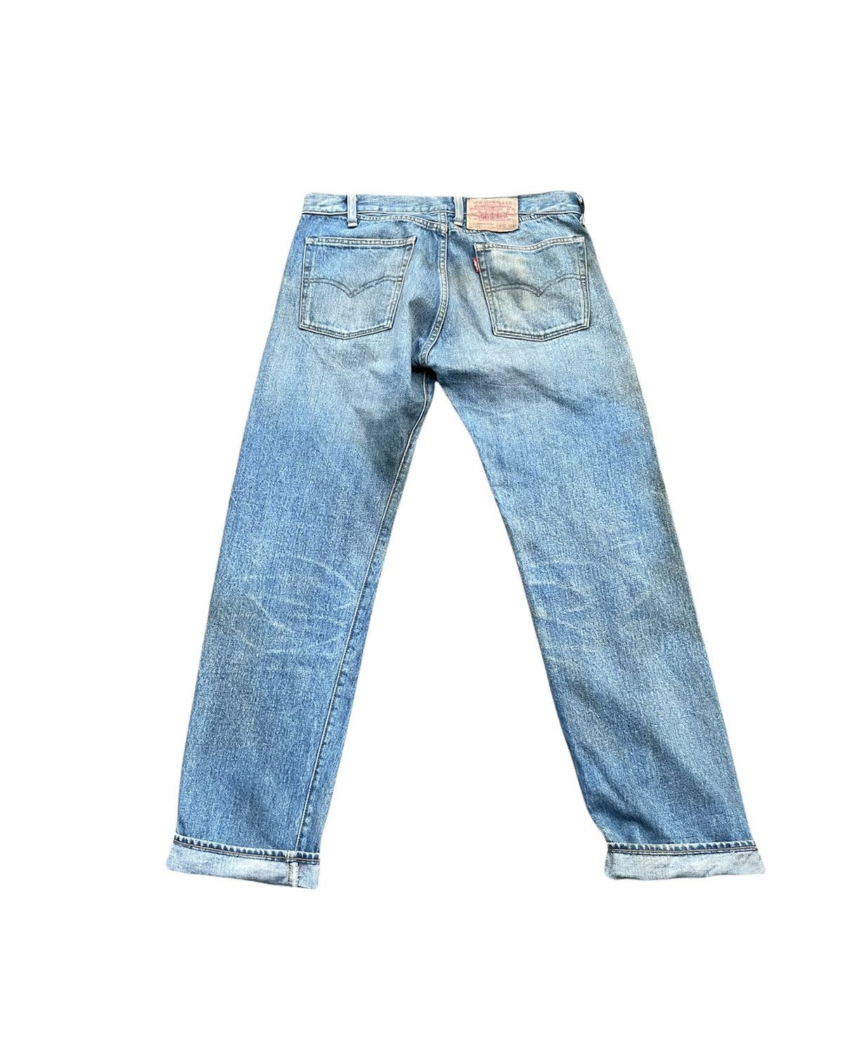 Levi's Vintage Levi’s 501 2006 Selvedge Aging Wash Denim Size US 32 / EU 48 - 9 Thumbnail