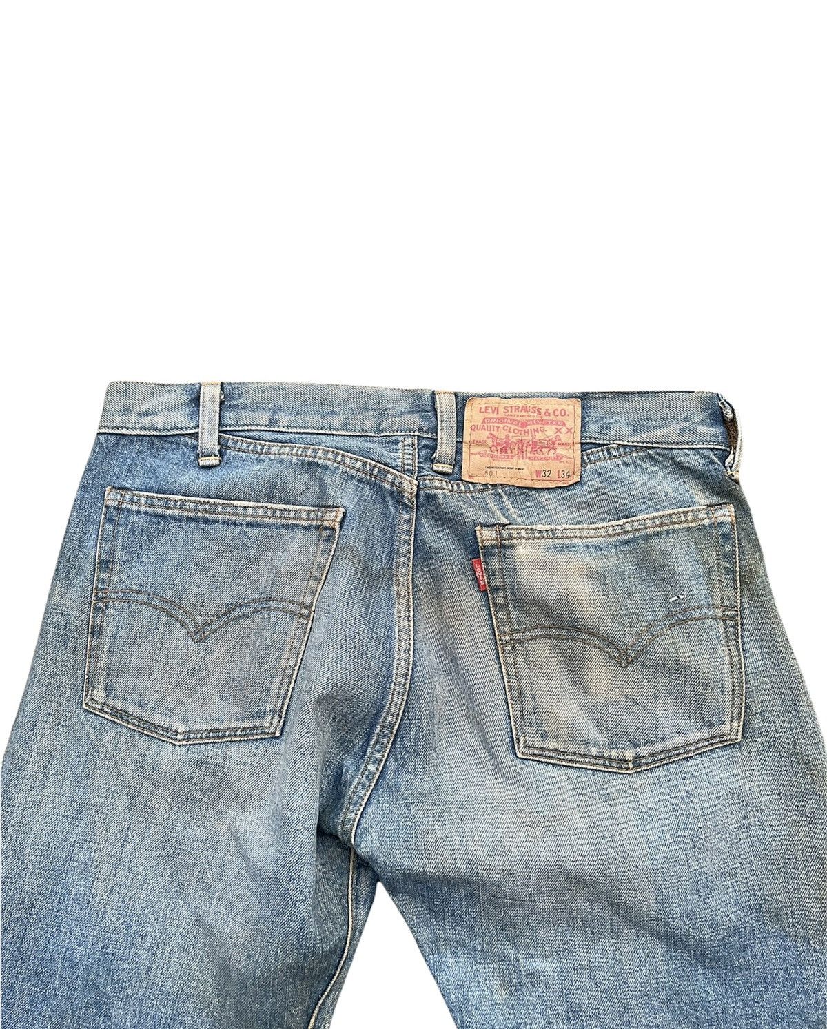 Levi's Vintage Levi’s 501 2006 Selvedge Aging Wash Denim Size US 32 / EU 48 - 11 Thumbnail