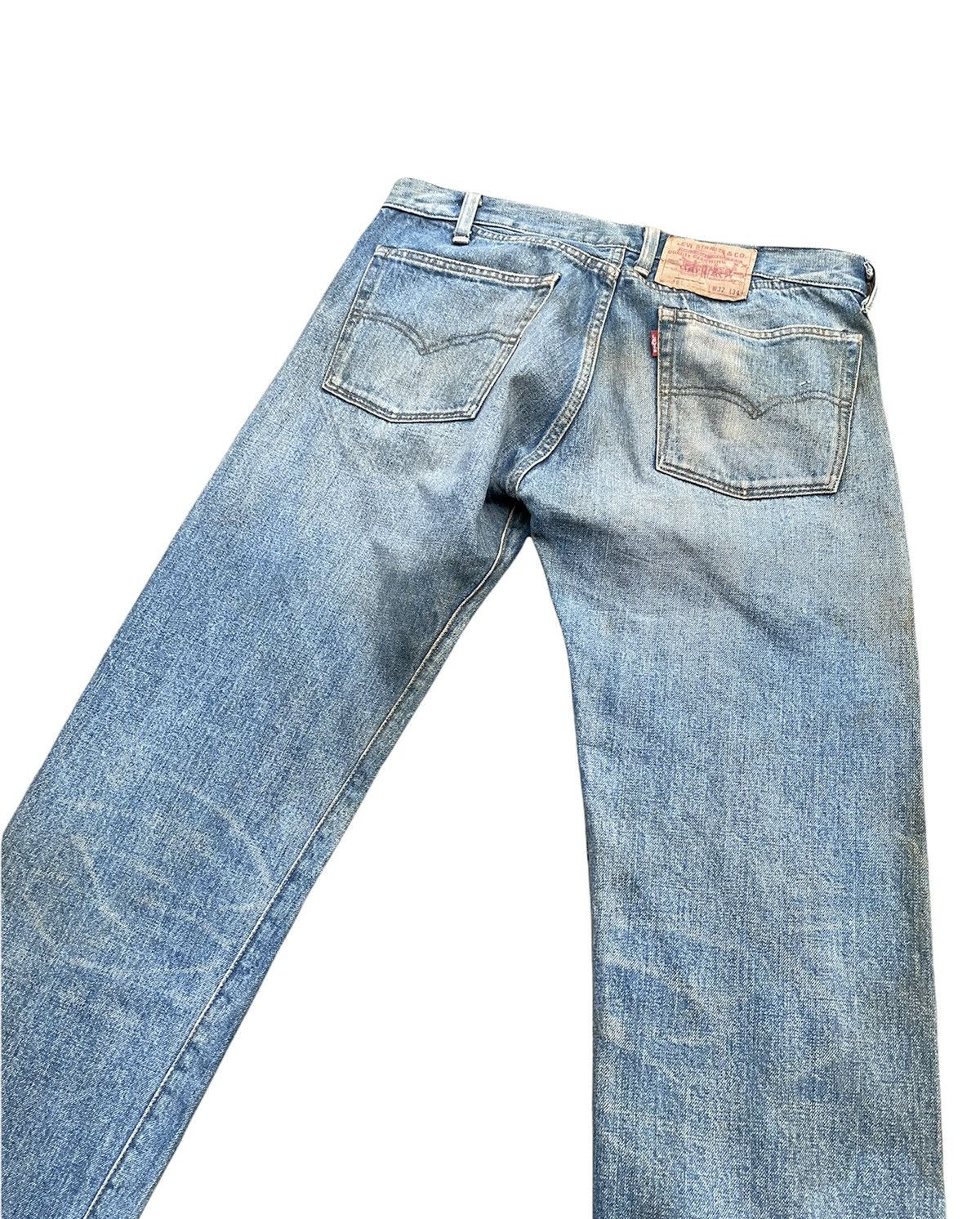 Levi's Vintage Levi’s 501 2006 Selvedge Aging Wash Denim Size US 32 / EU 48 - 10 Thumbnail