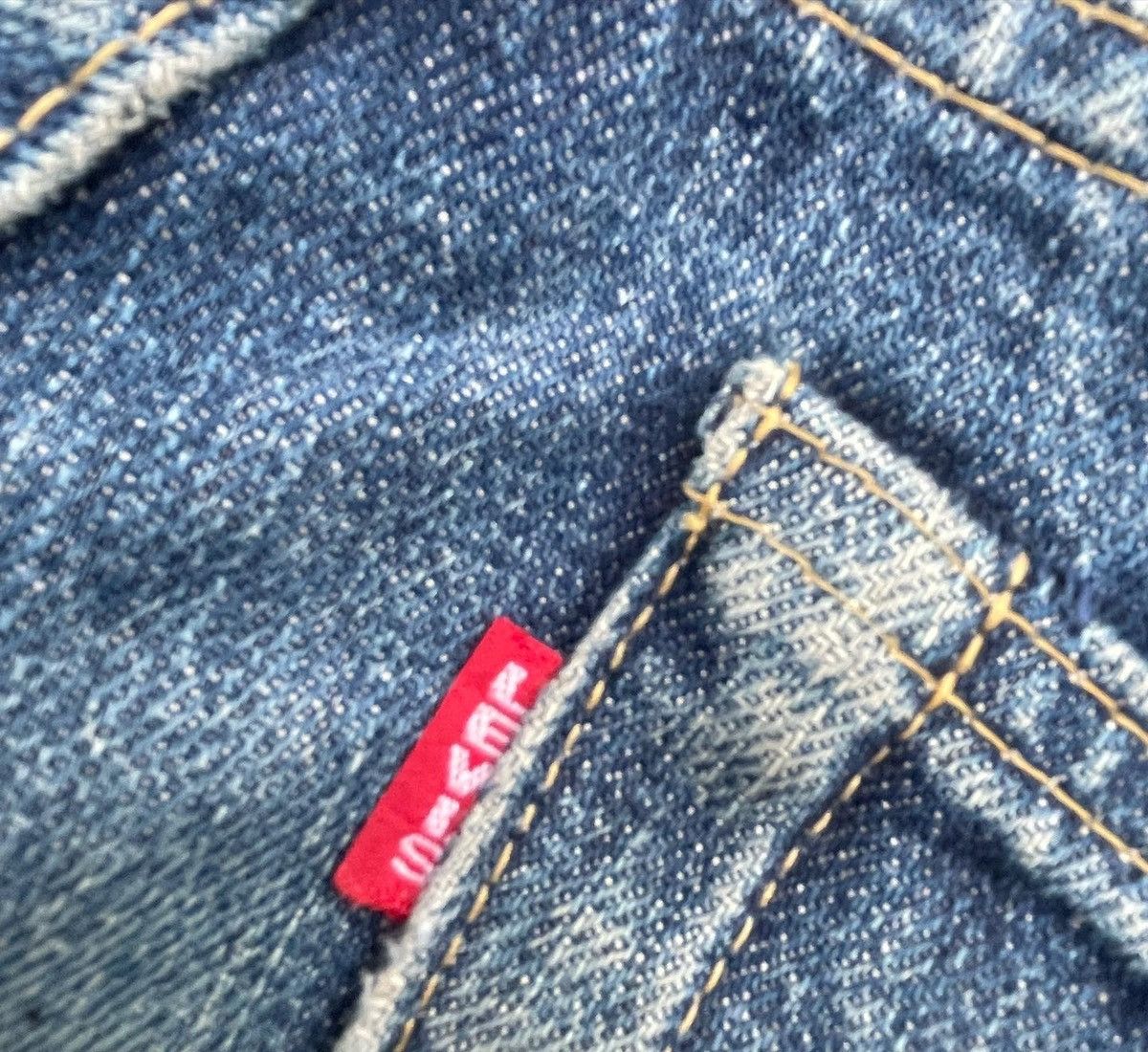 Levi's Vintage Levi’s 98 702XX E 1937 Selvedge Aging Distressed Size US 29 - 8 Thumbnail