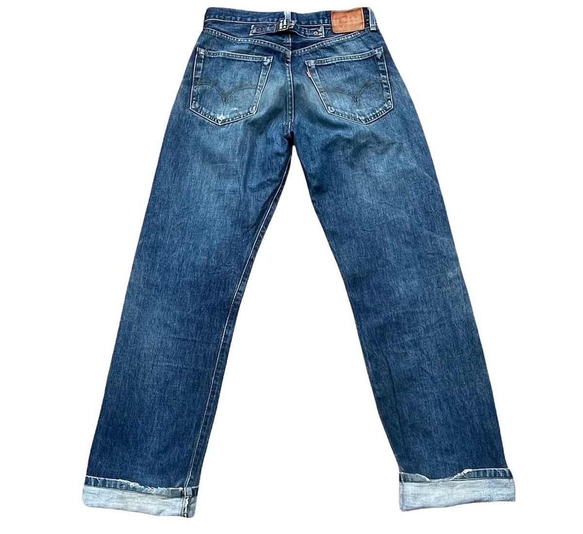 Levi's Vintage Levi’s 98 702XX E 1937 Selvedge Aging Distressed Size US 29 - 4 Thumbnail