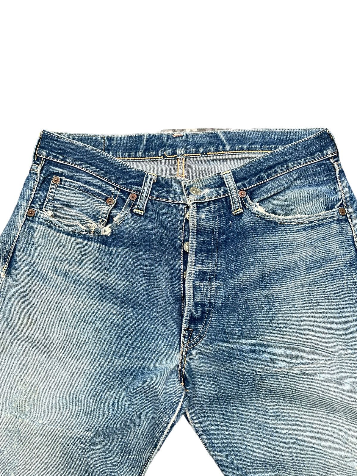 Japanese Brand Vintage Joe Mccoy Selvedge Distresed & Rework Denim Size US 32 / EU 48 - 5 Thumbnail