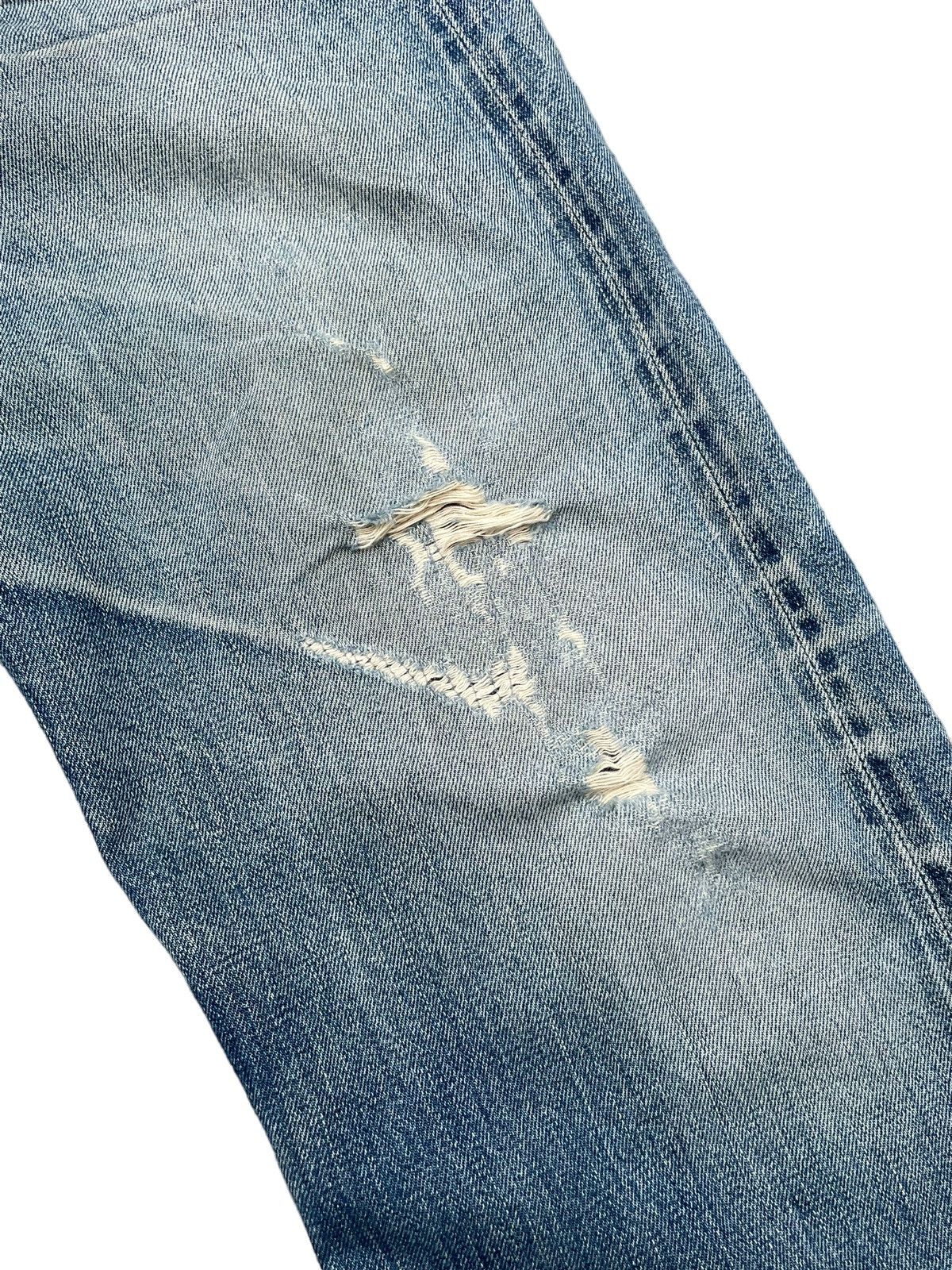 Japanese Brand Vintage Joe Mccoy Selvedge Distresed & Rework Denim Size US 32 / EU 48 - 3 Thumbnail