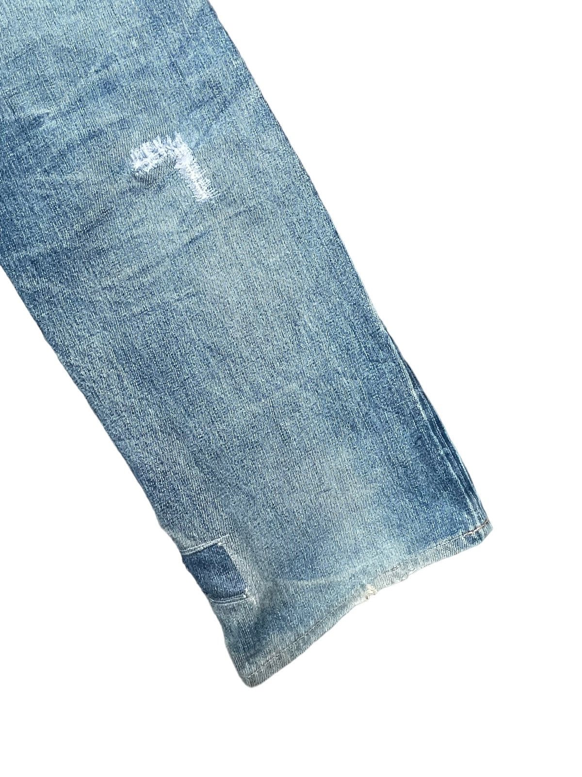 Japanese Brand Vintage Joe Mccoy Selvedge Distresed & Rework Denim Size US 32 / EU 48 - 7 Thumbnail