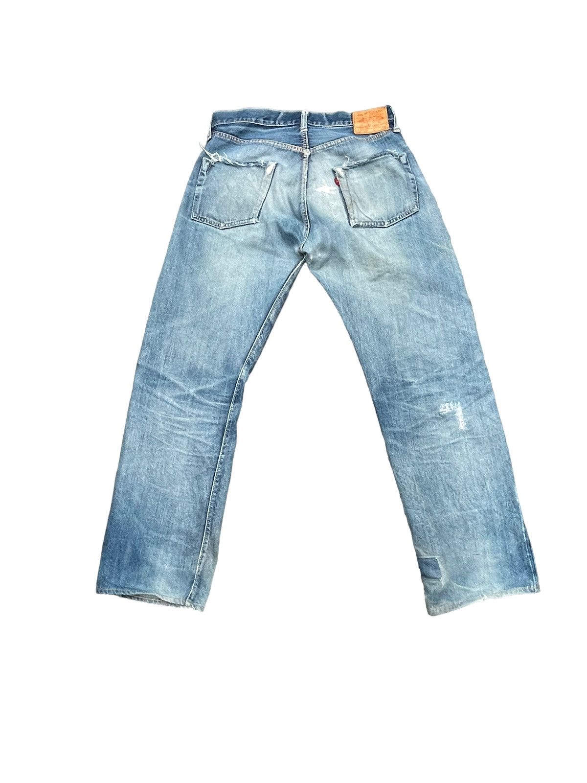 Japanese Brand Vintage Joe Mccoy Selvedge Distresed & Rework Denim Size US 32 / EU 48 - 6 Thumbnail