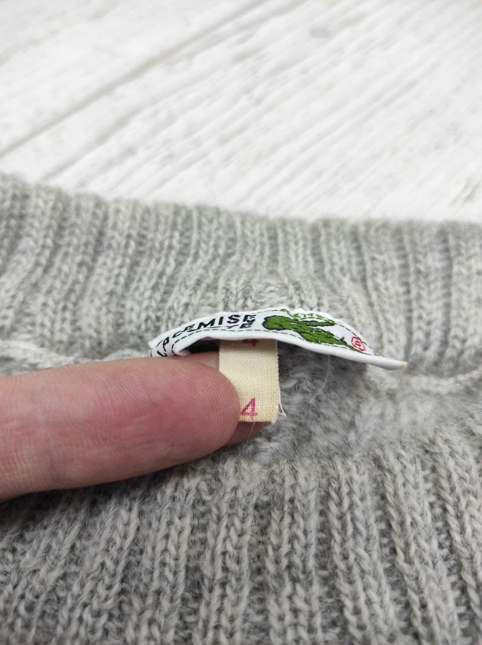 Lacoste Lacoste Chemise Vintage 80s Knit Pullover Cable Knit Size 4 Size US M / EU 48-50 / 2 - 10 Thumbnail