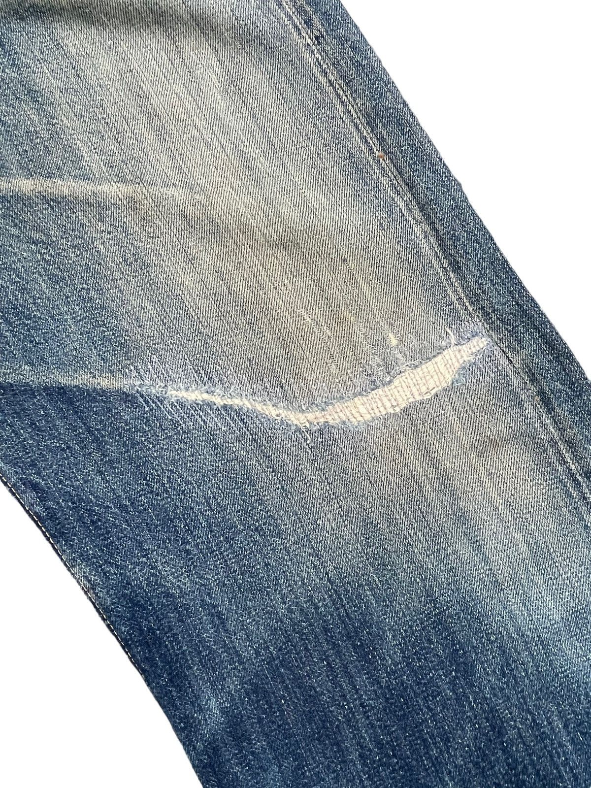 Sugar Cane Vintage Sugar Cane Selvedge Distresed & Rework Denim Size US 30 / EU 46 - 4 Thumbnail