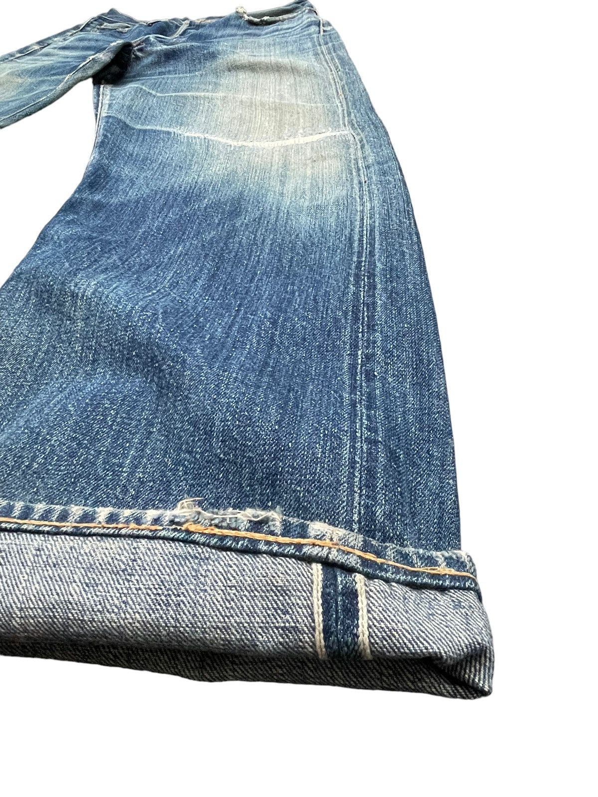 Sugar Cane Vintage Sugar Cane Selvedge Distresed & Rework Denim Size US 30 / EU 46 - 2 Thumbnail
