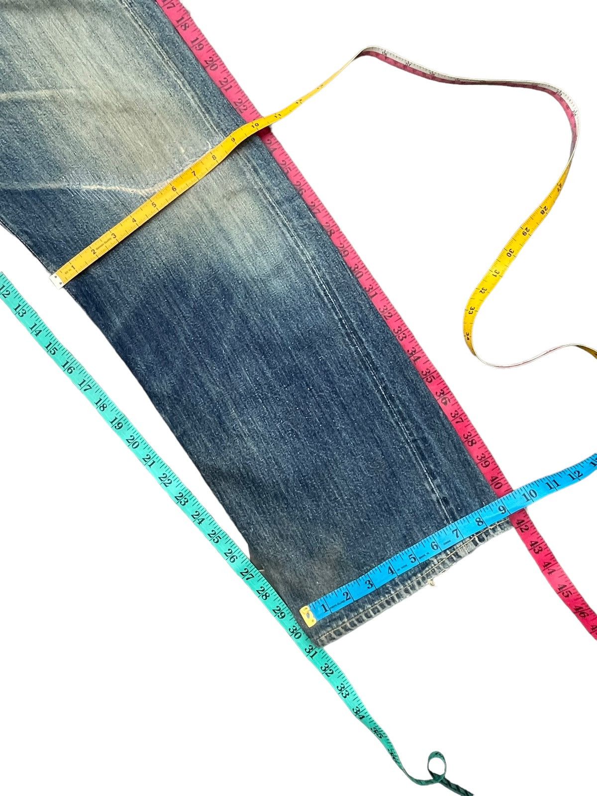Sugar Cane Vintage Sugar Cane Selvedge Distresed & Rework Denim Size US 30 / EU 46 - 24 Thumbnail