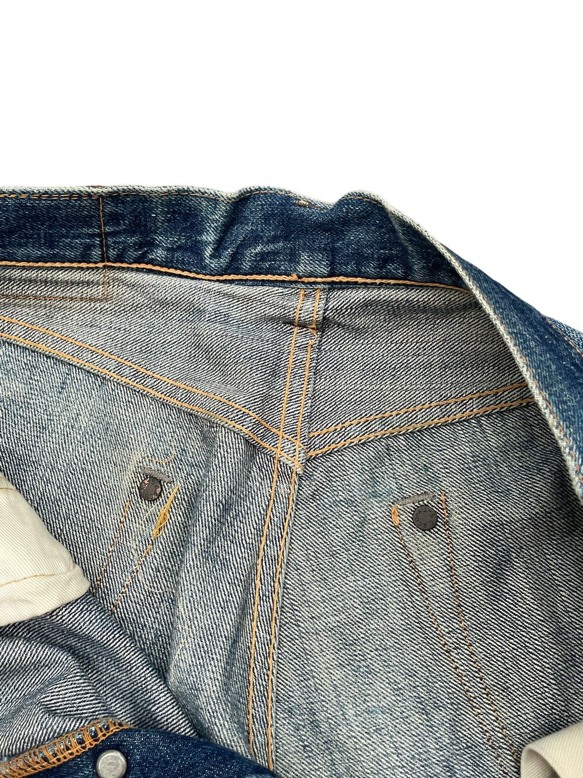 Sugar Cane Vintage Sugar Cane Selvedge Distresed & Rework Denim Size US 30 / EU 46 - 8 Thumbnail