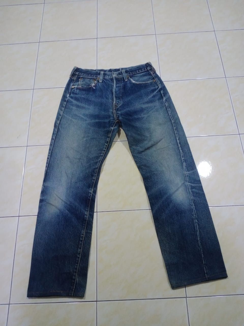 Pherrows Stormy Blue Super Tough Selvedge Denim