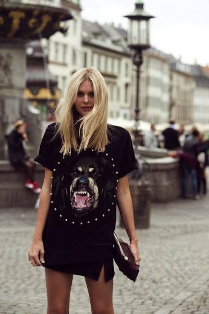 Givenchy Rottweiler Big Face Embellishment Stud shirt