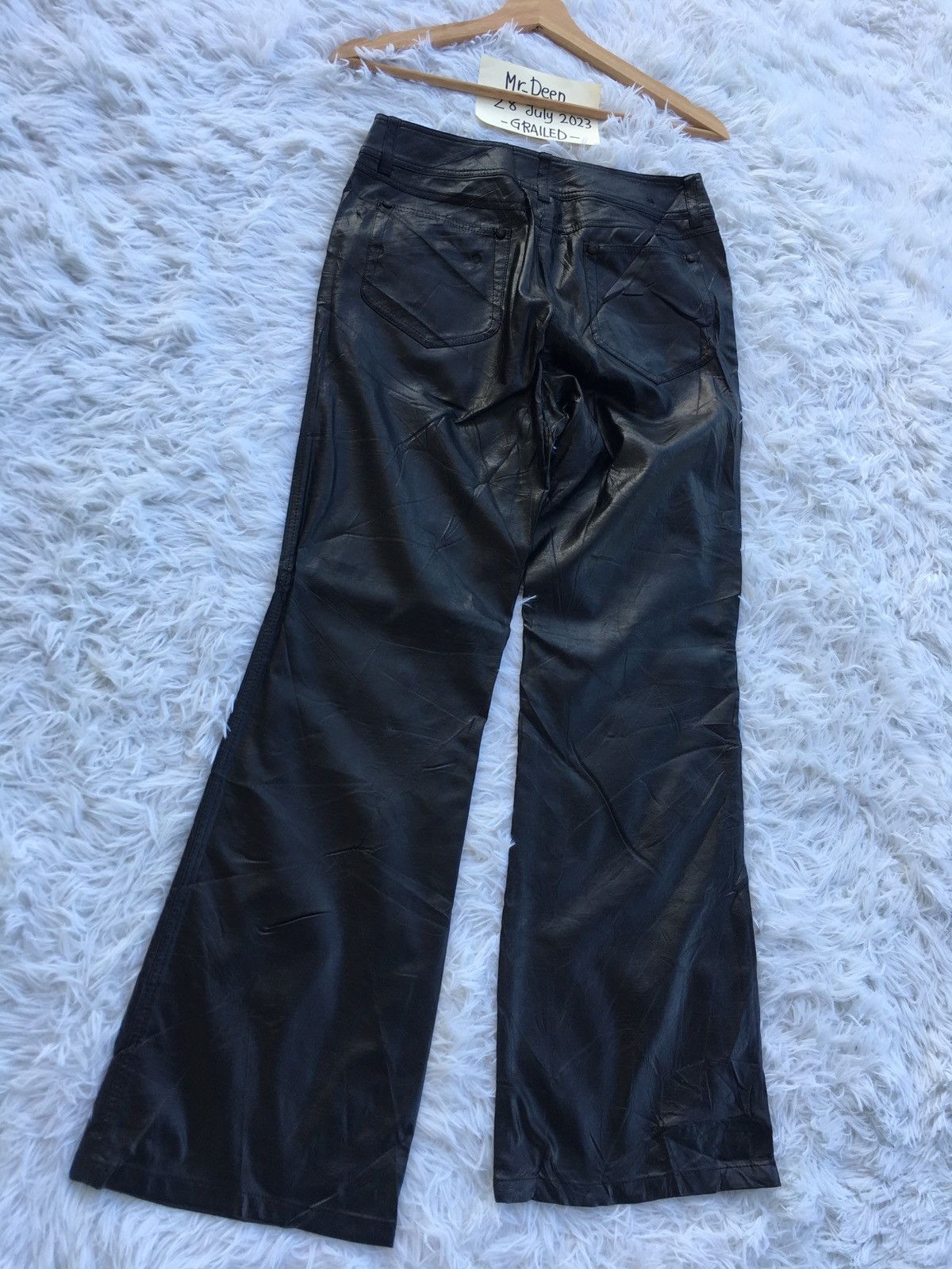 Japanese Brand Rare Vintage Evex by Krizia Leather Pants Size US 27 - 13 Thumbnail
