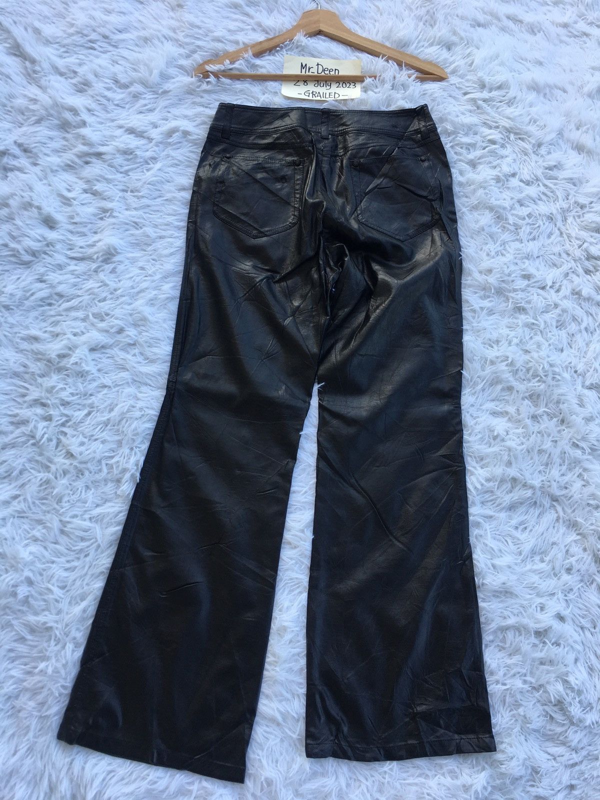 Japanese Brand Rare Vintage Evex by Krizia Leather Pants Size US 27 - 12 Thumbnail
