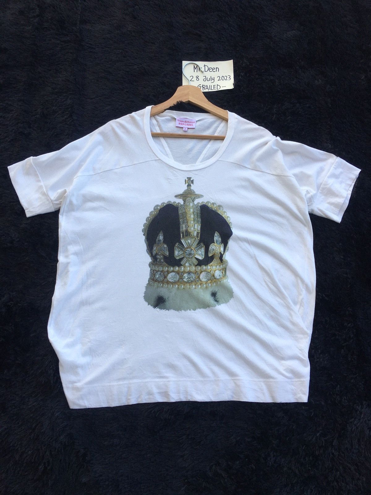 Rare Vintage Vivienne Westwood Crown Tshirt