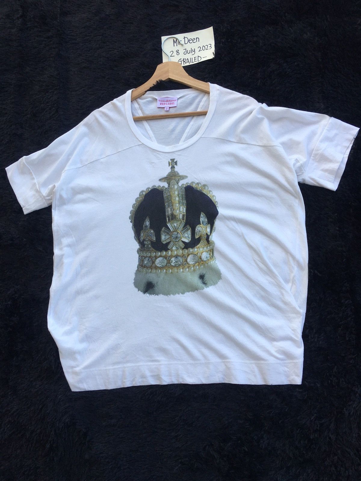 Vivienne Westwood Rare Vintage Vivienne Westwood Crown Tshirt Size US M / EU 48-50 / 2 - 3 Thumbnail