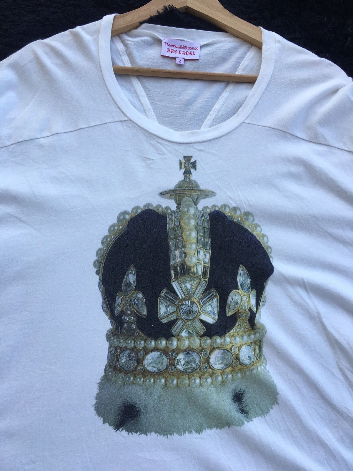 Vivienne Westwood Rare Vintage Vivienne Westwood Crown Tshirt Size US M / EU 48-50 / 2 - 6 Thumbnail