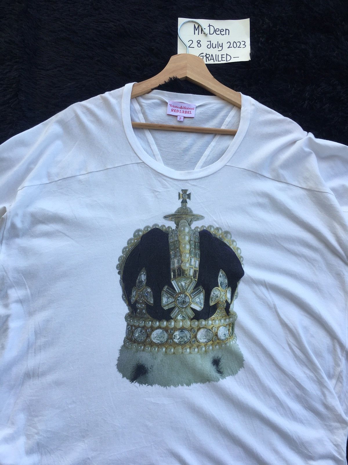 Vivienne Westwood Rare Vintage Vivienne Westwood Crown Tshirt Size US M / EU 48-50 / 2 - 5 Thumbnail