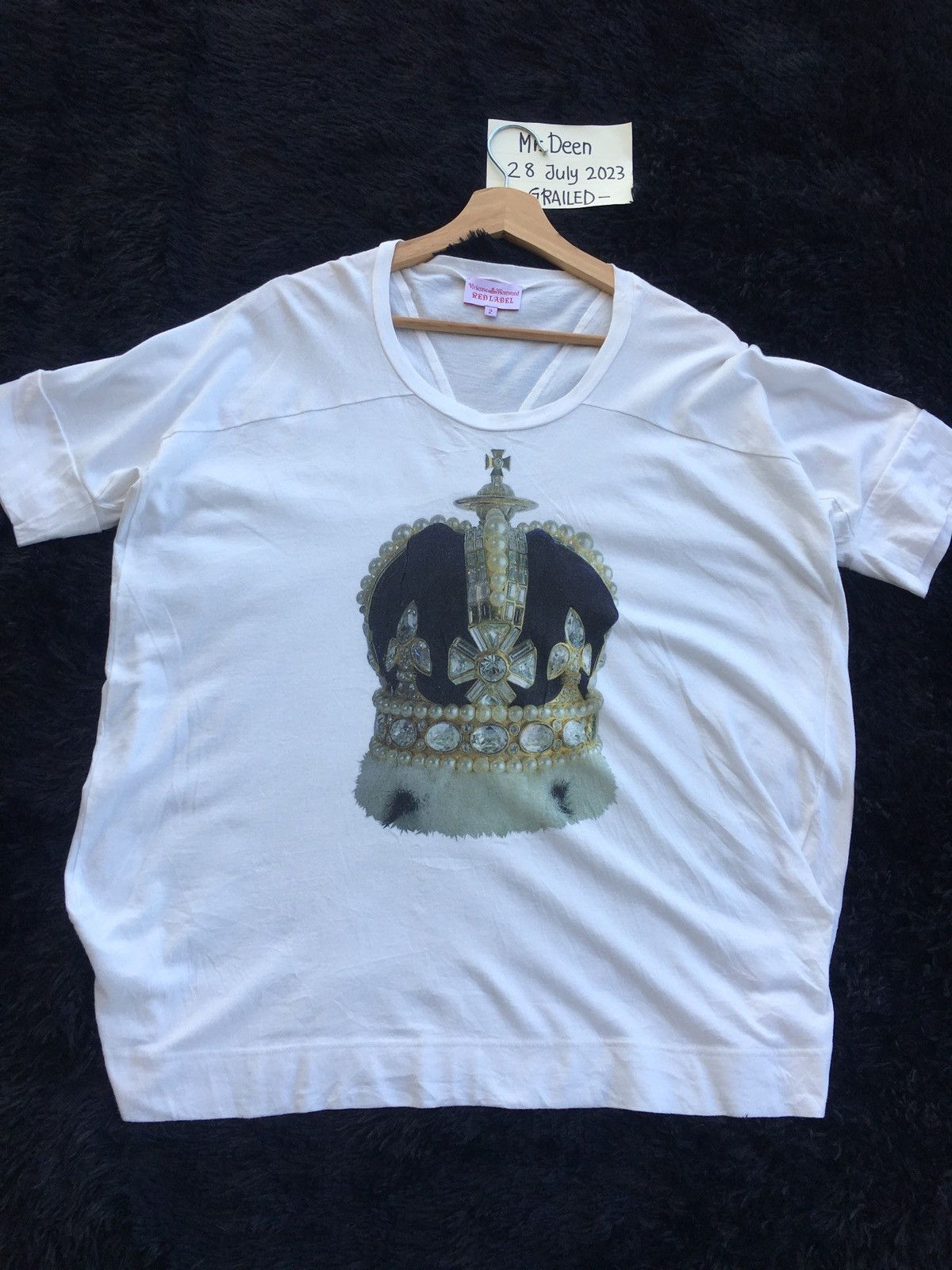 Vivienne Westwood Rare Vintage Vivienne Westwood Crown Tshirt Size US M / EU 48-50 / 2 - 4 Thumbnail