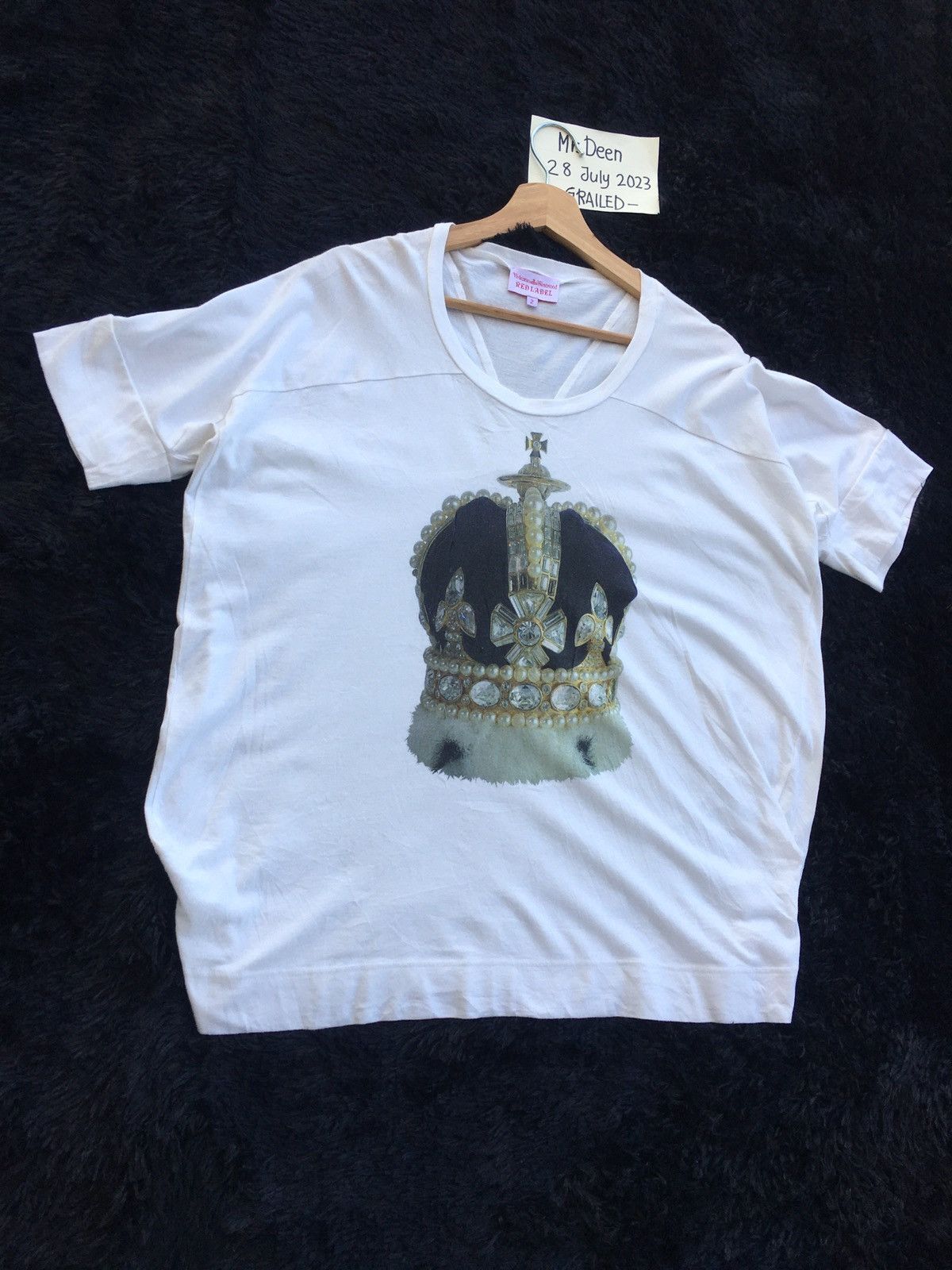Vivienne Westwood Rare Vintage Vivienne Westwood Crown Tshirt Size US M / EU 48-50 / 2 - 2 Thumbnail