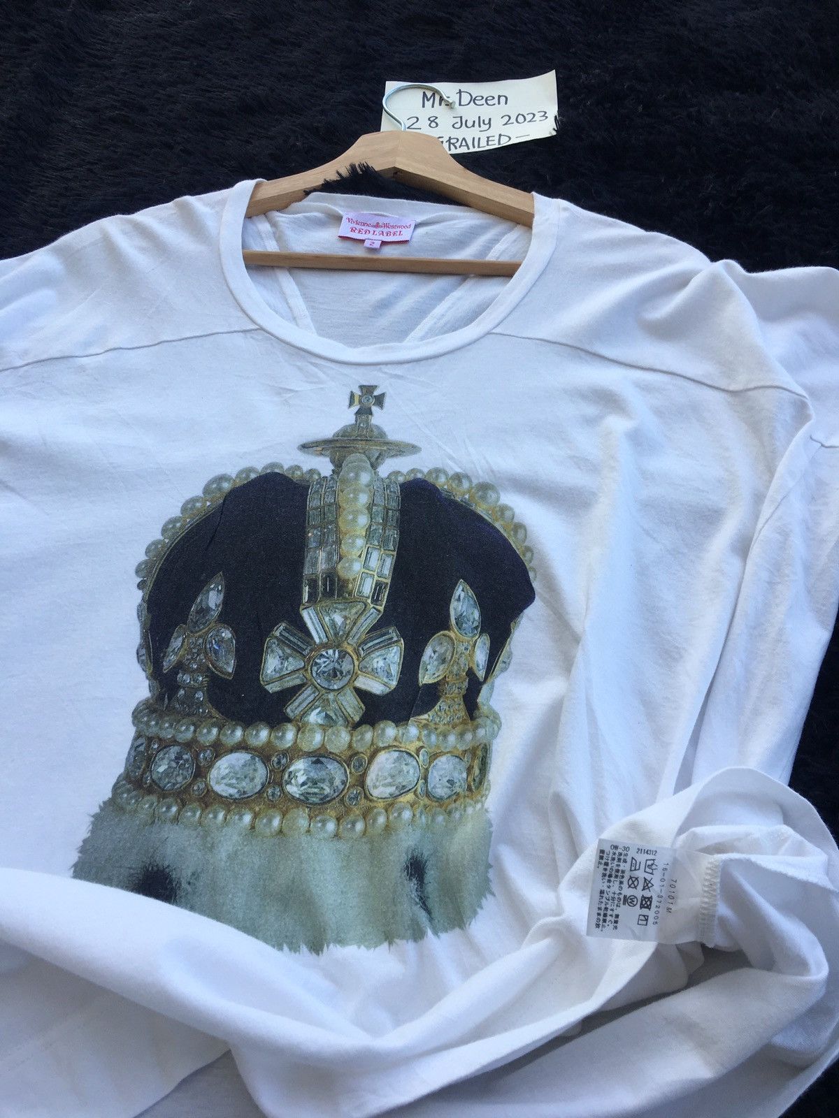 Vivienne Westwood Rare Vintage Vivienne Westwood Crown Tshirt Size US M / EU 48-50 / 2 - 9 Thumbnail