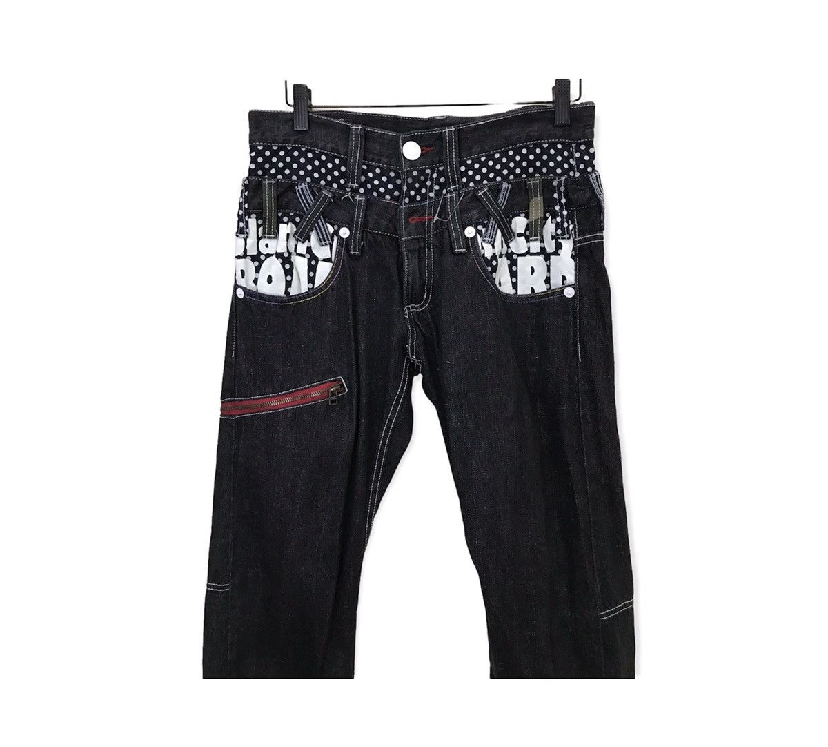 Japanese Brand Dominate Double Waist Denim Trousers Pants Size US 29 - 2 Thumbnail