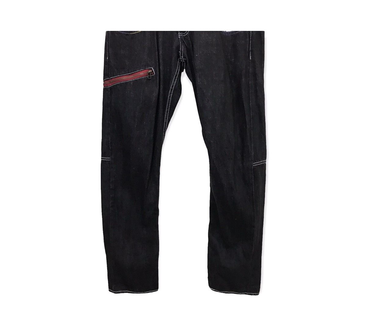 Japanese Brand Dominate Double Waist Denim Trousers Pants Size US 29 - 3 Thumbnail