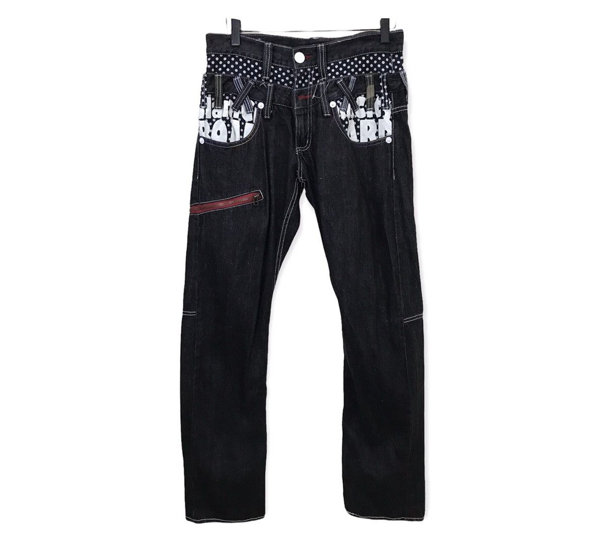 Dominate Double Waist Denim Trousers Pants