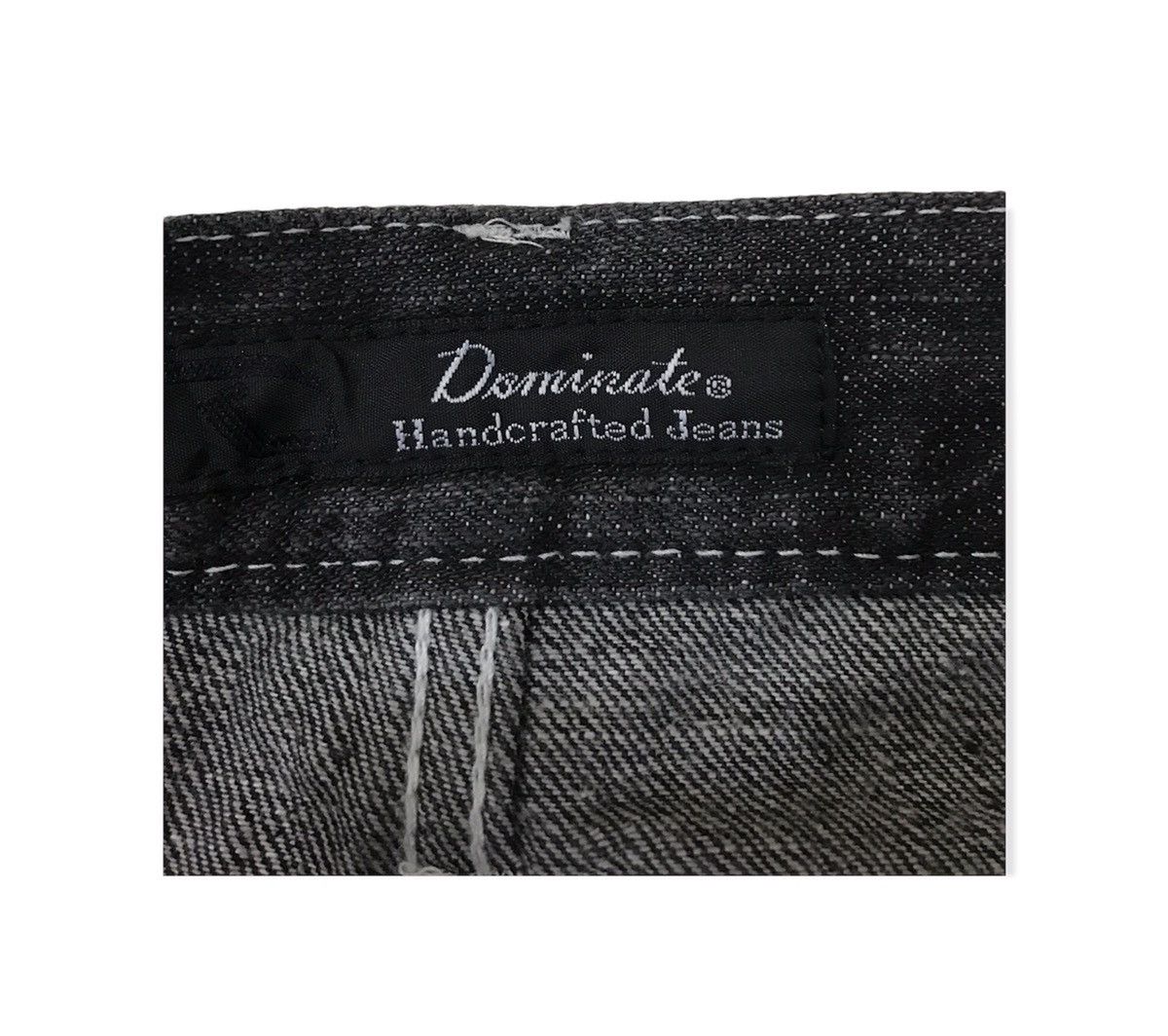 Japanese Brand Dominate Double Waist Denim Trousers Pants Size US 29 - 4 Thumbnail