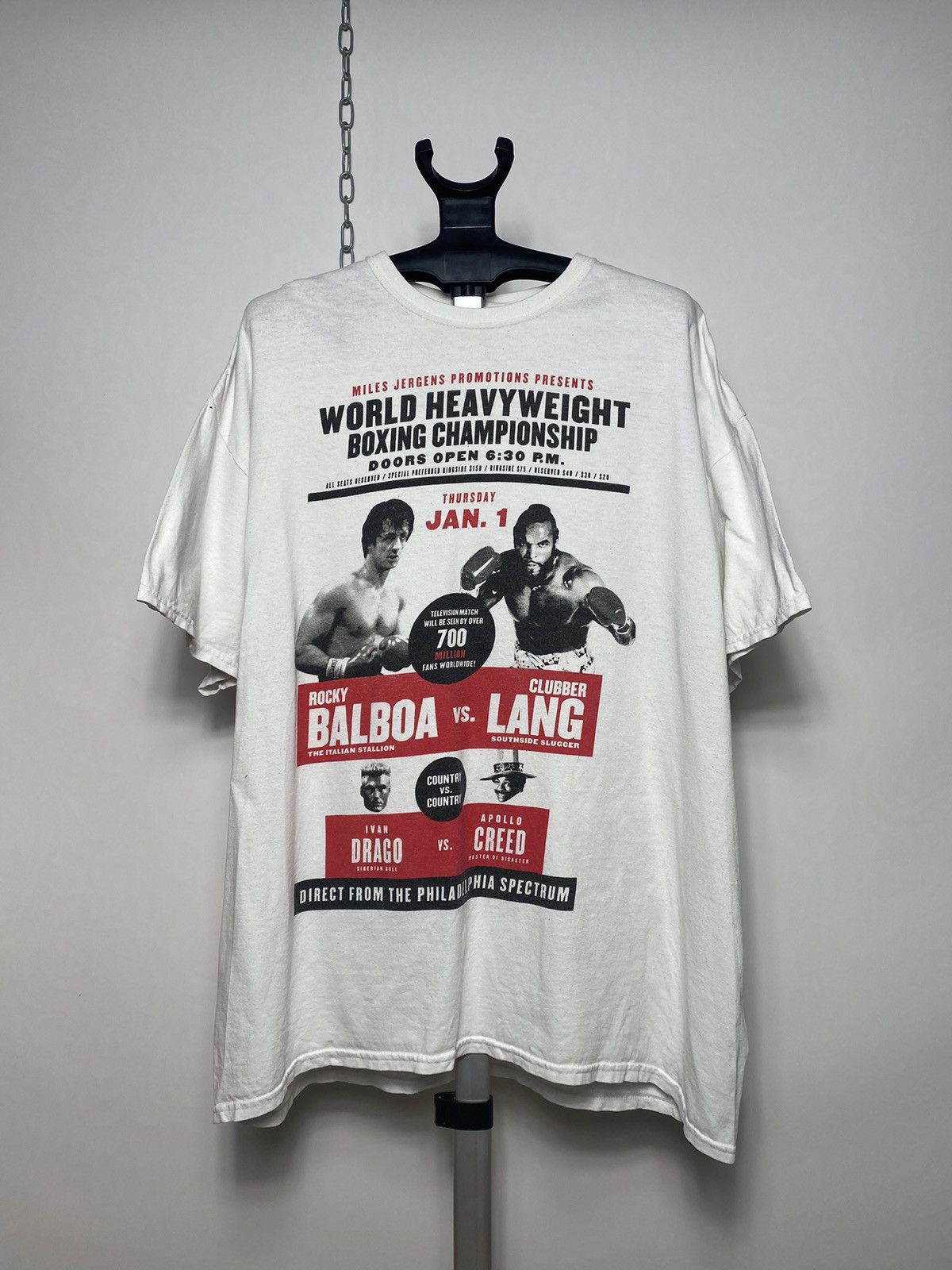Clubber lang Rocky Balboa gi joe custom vintage style Creed 3 3/4 SIZE