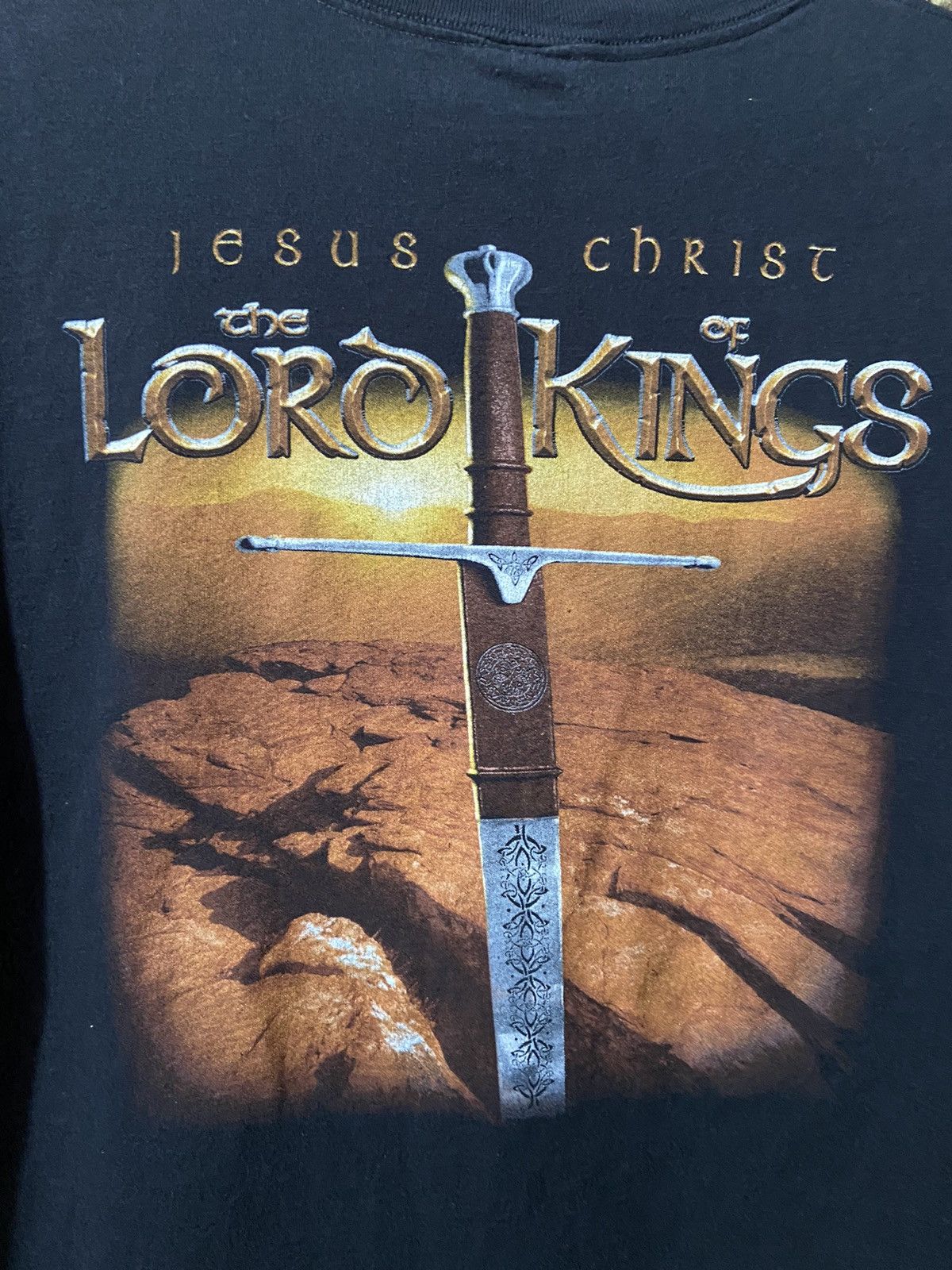 Vintage Vintage parody the lord of the king jesus christ tee xxl Size US XXL / EU 58 / 5 - 2 Thumbnail