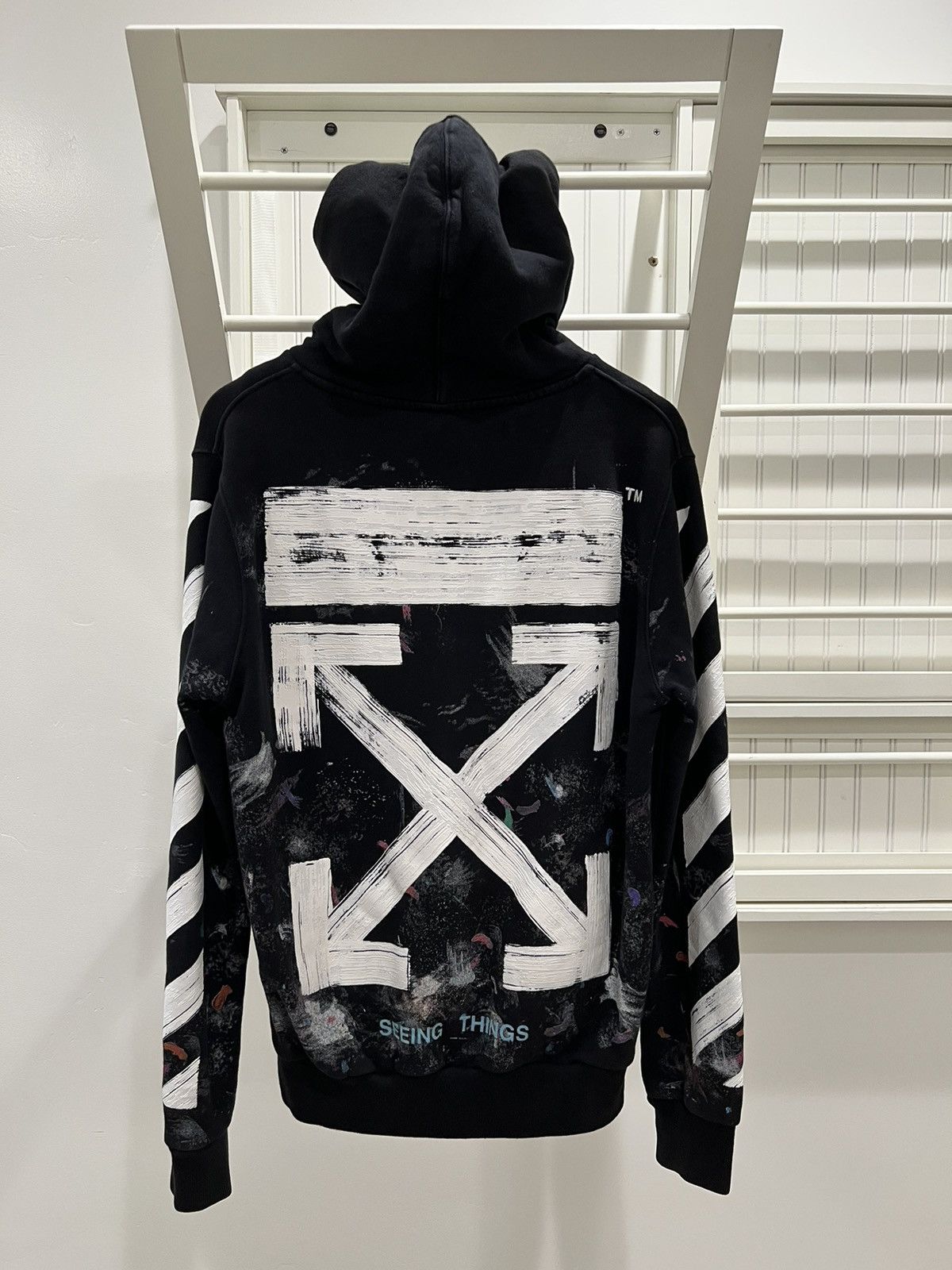 Off-White Off White Galaxy Brushed Zip Up | Grailed