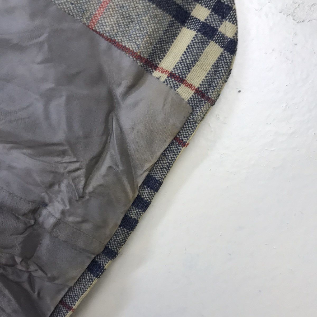 Burberry Prorsum × Vintage Made in England Burberrys Nova Check Linen Coat Blazer Size US XS / EU 42 / 0 - 16 Thumbnail
