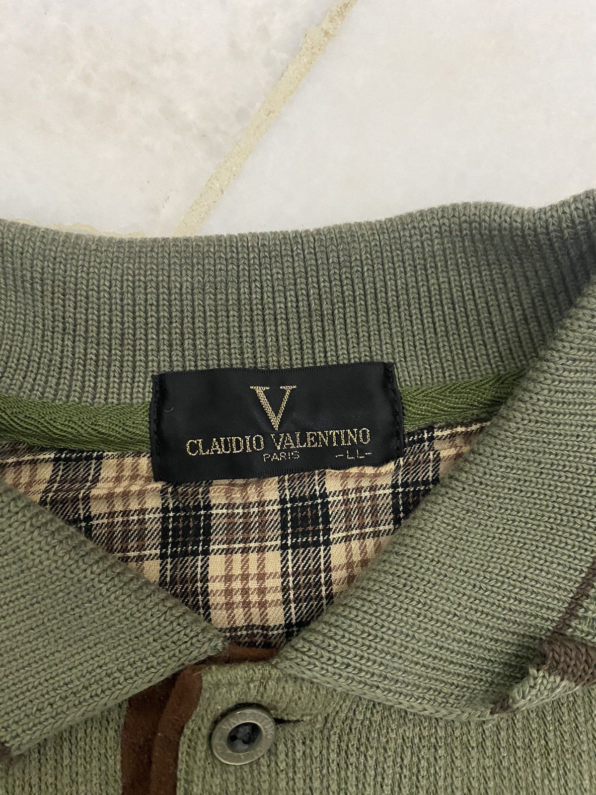 Japanese Brand × Valentino × Vintage Claudio Valentino Sweatshirt Embroidery Logo Size US XL / EU 56 / 4 - 6 Thumbnail